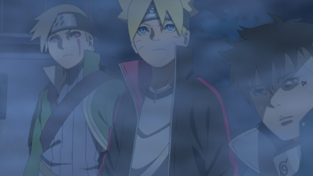 Buntan Boruto and Kawaki infiltrate the Funato mobile fortress in Boruto Episode 236