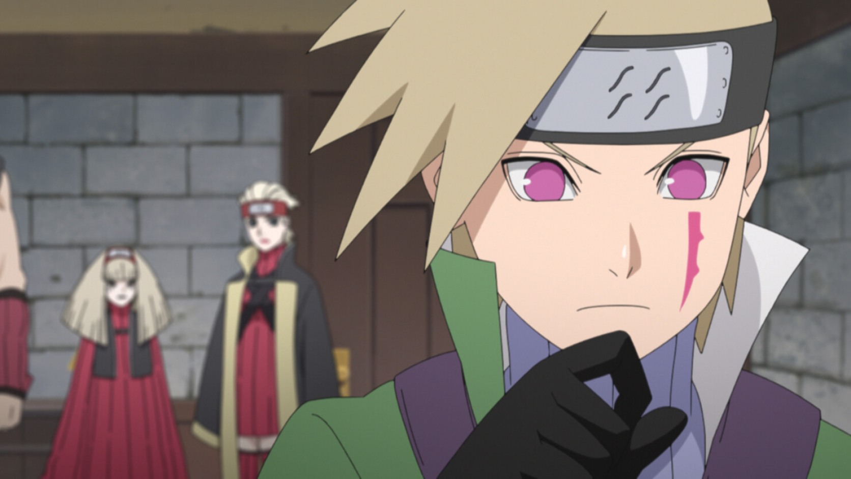 Kagura releases the curse-mark control in Boruto Episode 244