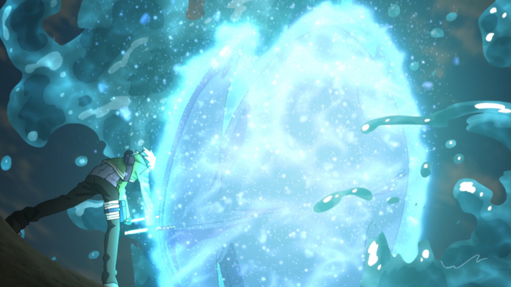 Funamushi unleashes a massive water jutsu in Boruto Episode 245