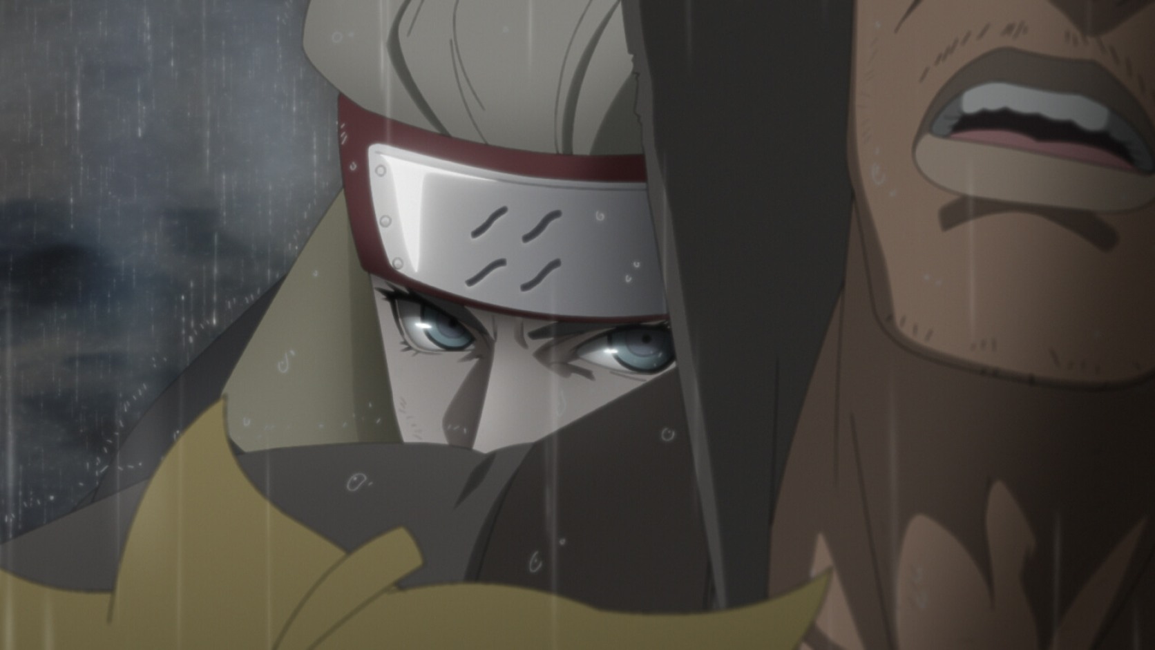 A Funato fighter shields Funamushi in Boruto Episode 248