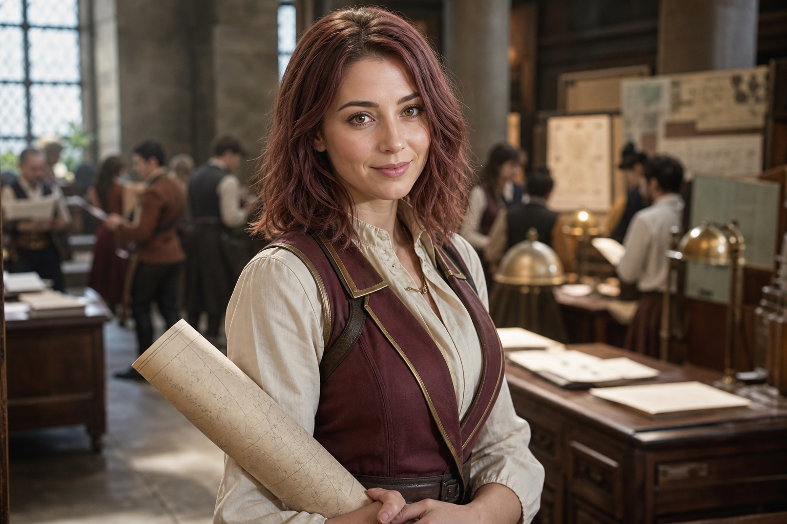 Misha Flott live-action light novel character portrait