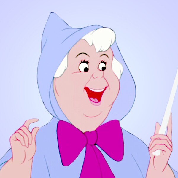 Fairy Godmother in official Disney character artwork