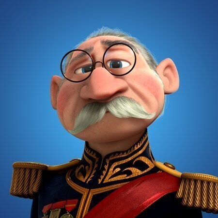 The Duke of Weselton in official Disney character artwork from Frozen