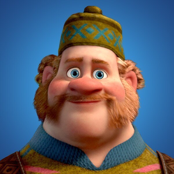Oaken in official Disney character artwork from Frozen