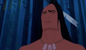 kocoum-fictional-character-profile-original-fan-art.png Kocoum Fictional Character Profile Original Fan Art Original CVM Sekai fan art of a fictional adult Powhatan warrior holding an unstrung bow at rest near his community[2]