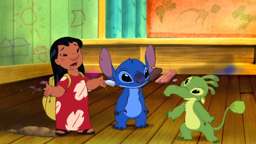 Felix cleans the Pelekai home in Lilo and Stitch The Series Episode 31
