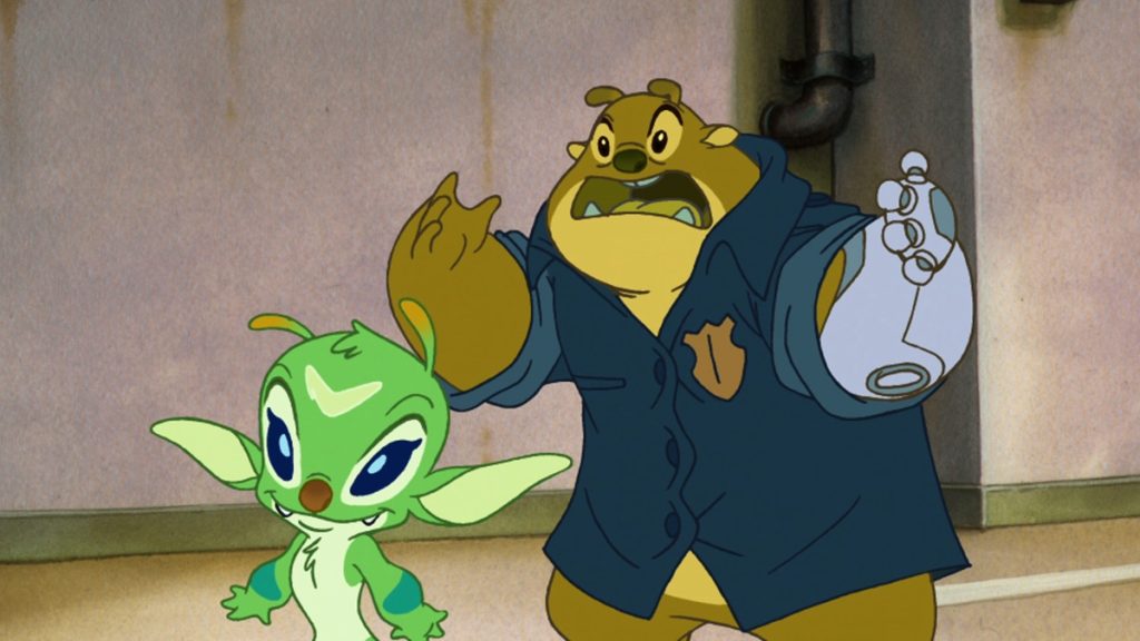 Bonnie and Clyde lead Lilo and Stitch into an island crime spree