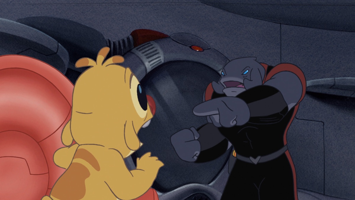 Lilo and Stitch with Experiment 113 in Lilo & Stitch: The Series episode Shoe