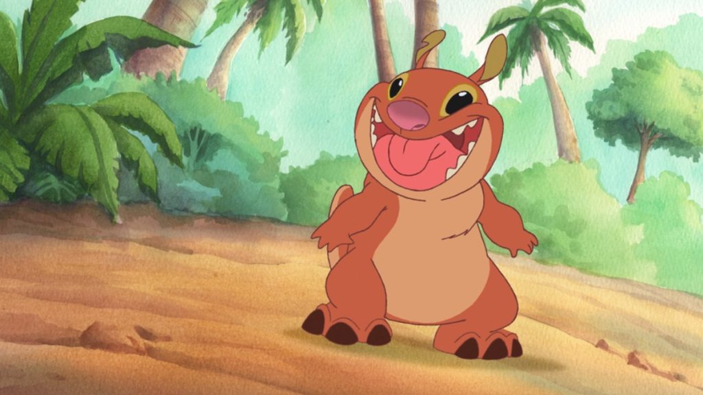 Experiment 210 transforms guests aboard a yacht in Lilo & Stitch: The Series episode Retro
