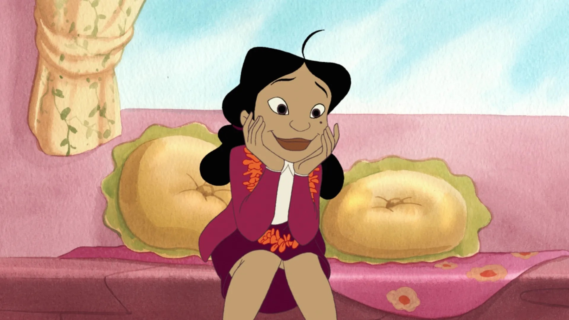 Lilo and Penny Proud face Experiment 397 during the Lilo & Stitch crossover episode Spats