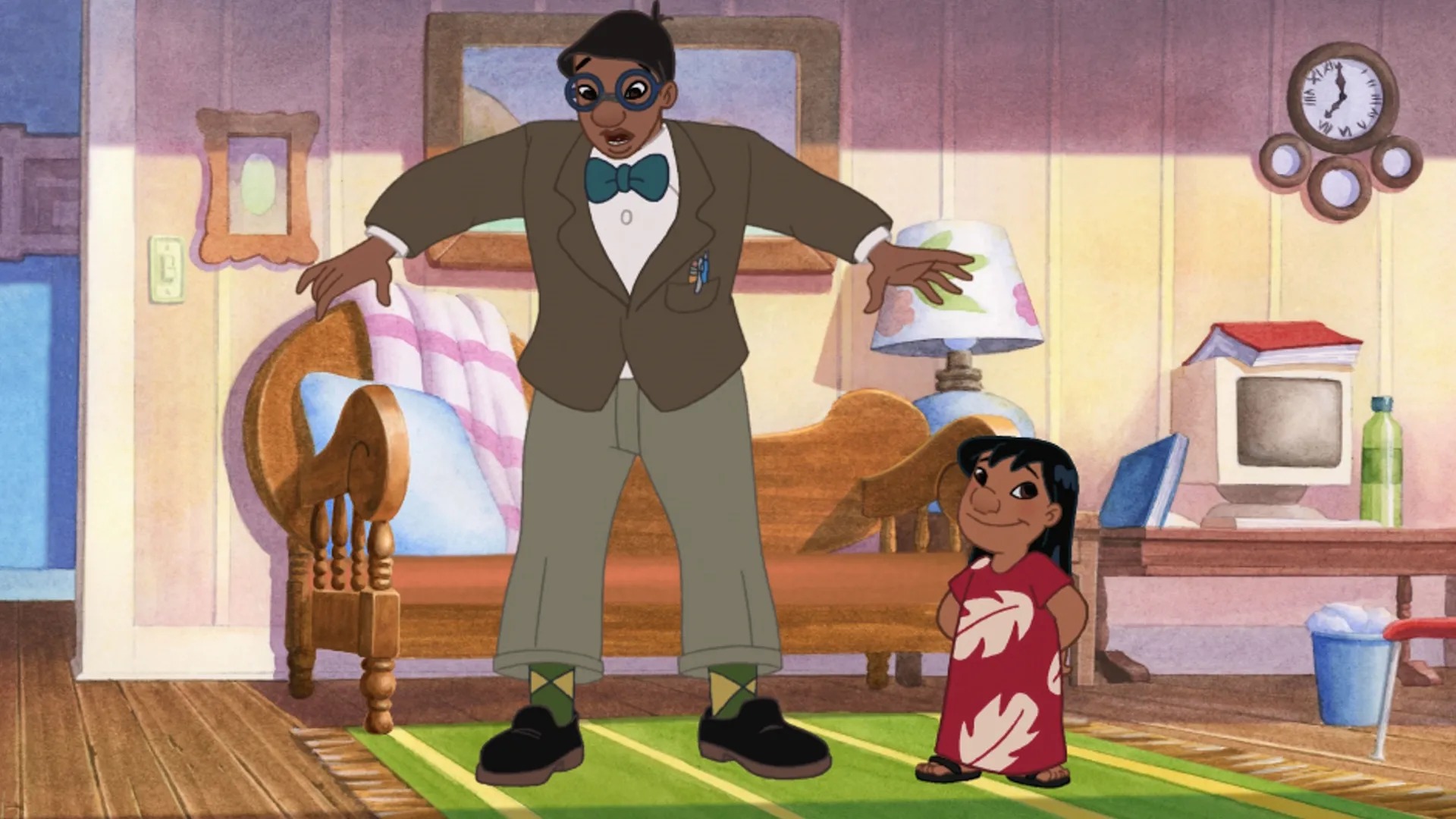Lilo encounters Experiment 267 during the Lilo & Stitch episode Wishy-Washy