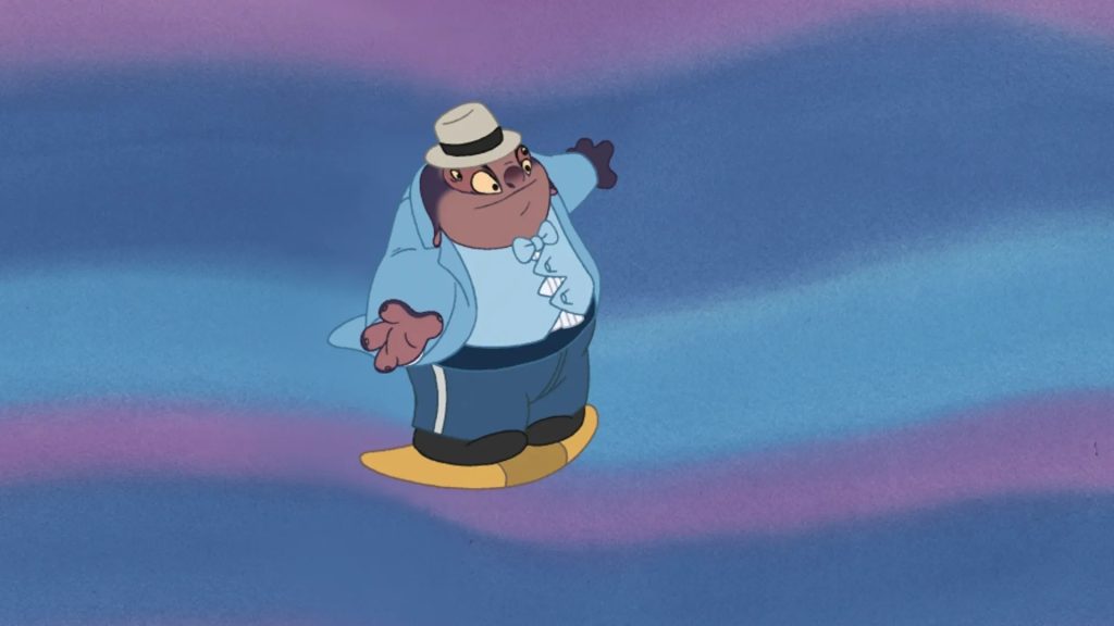 Lilo confronts a nightmare experiment during the Lilo & Stitch episode Remmy