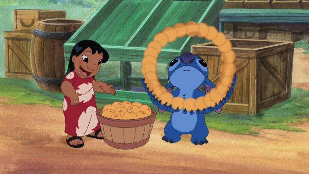 Lilo and Stitch during Mrs. Hasagawa’s Cats and Ace