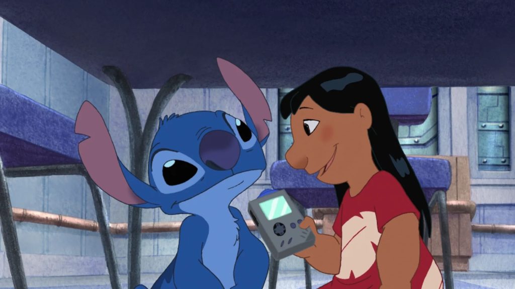Lilo and Stitch during the episode Glitch and Woops