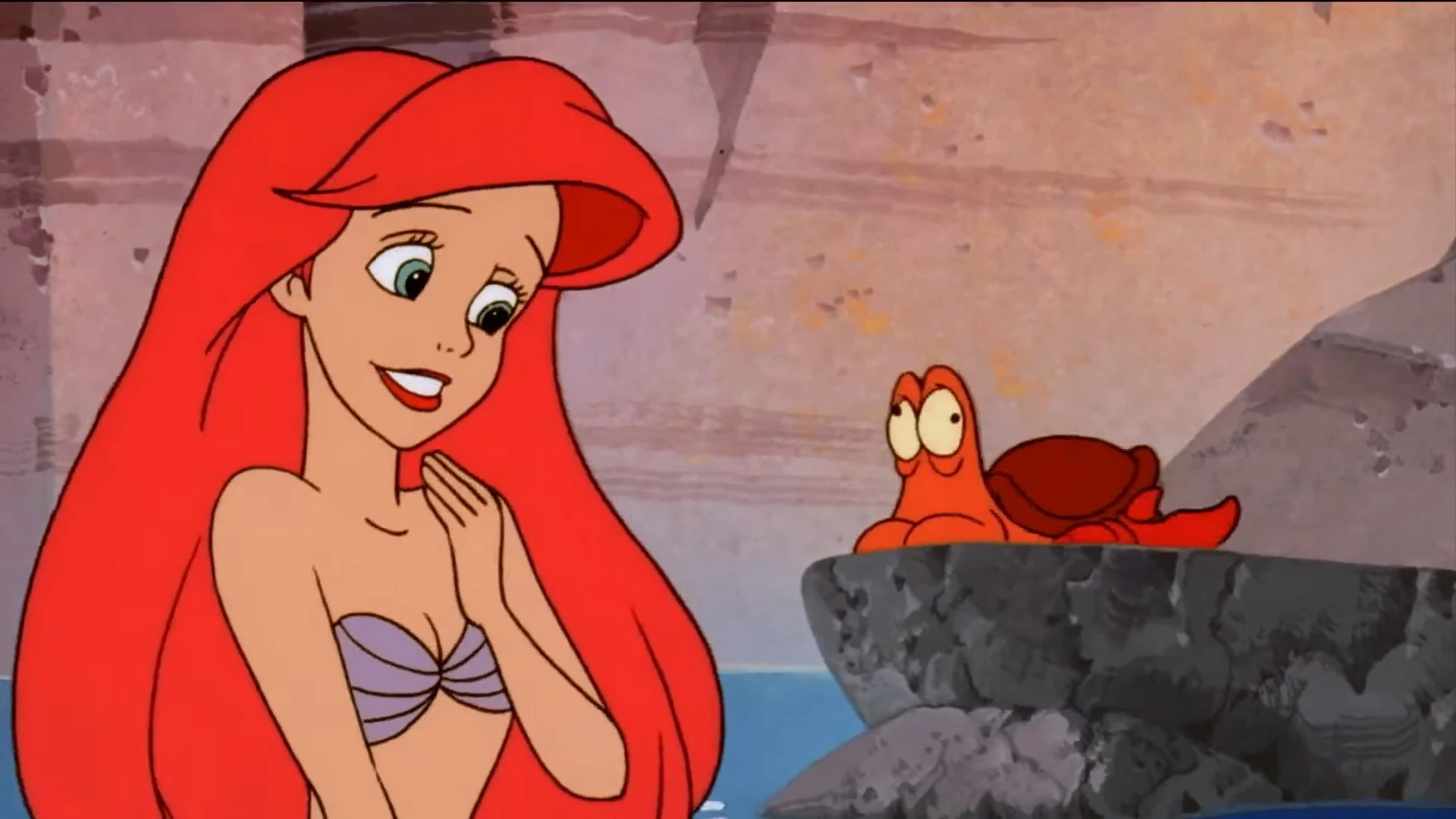 Original CVM Sekai fan art of Ariel taking control during a dangerous undersea climax