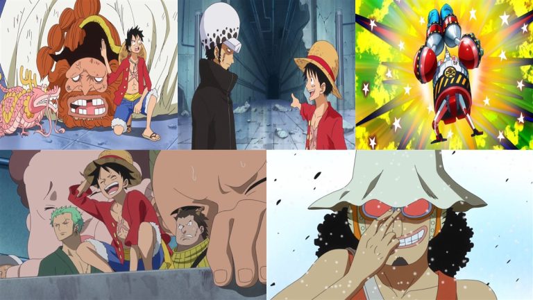 Official One Piece episode montage used for the Episodes 617 through 621 React directory