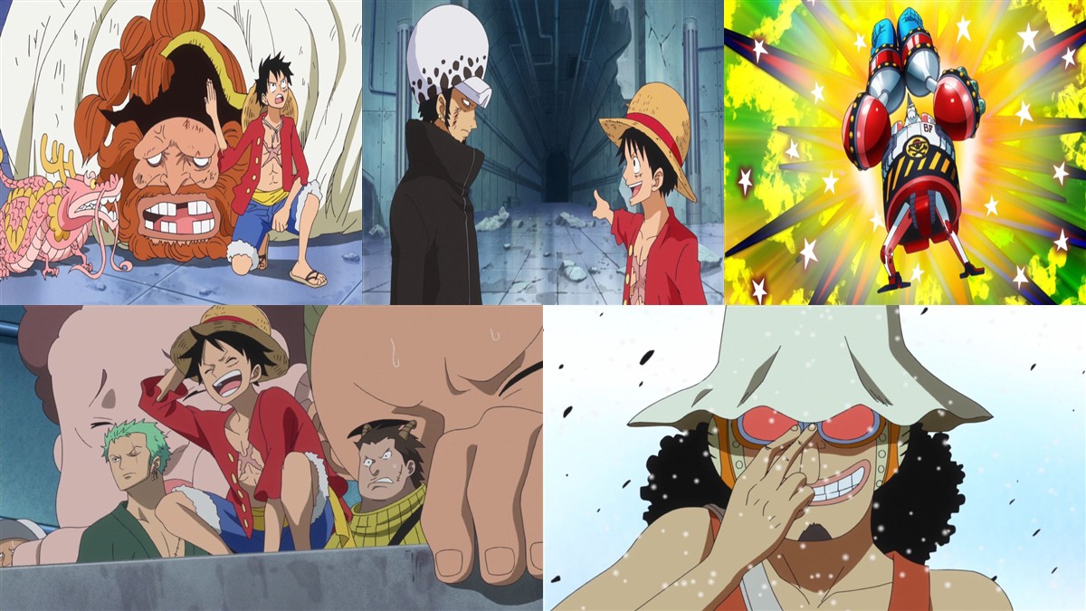 Official One Piece episode montage used for the Episodes 617 through 621 React directory