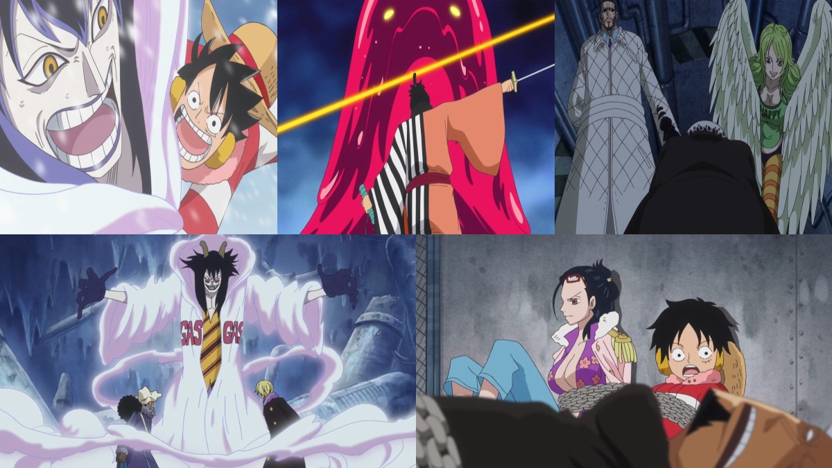 Official One Piece episode montage used for the Episodes 597 through 601 React directory