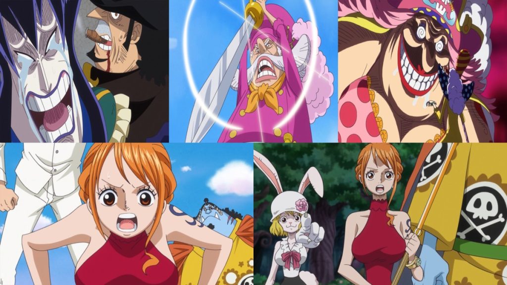 Official One Piece episode montage used for the Episodes 842 through 846 React directory