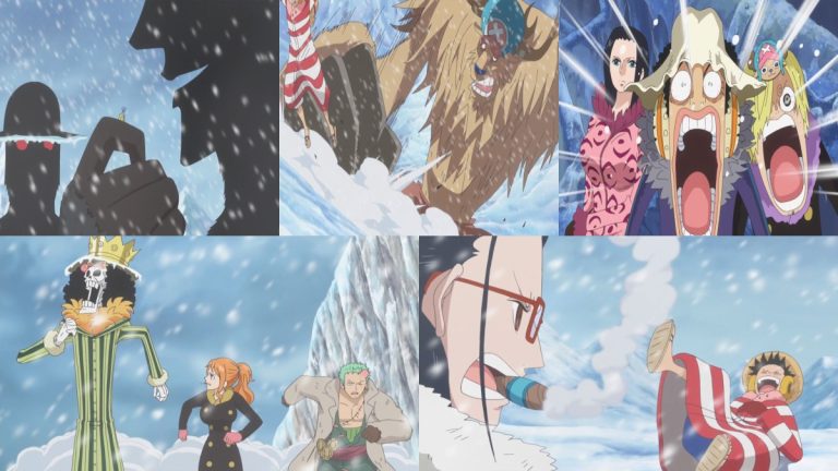 Official One Piece episode montage used for the Episodes 592 through 596 React directory