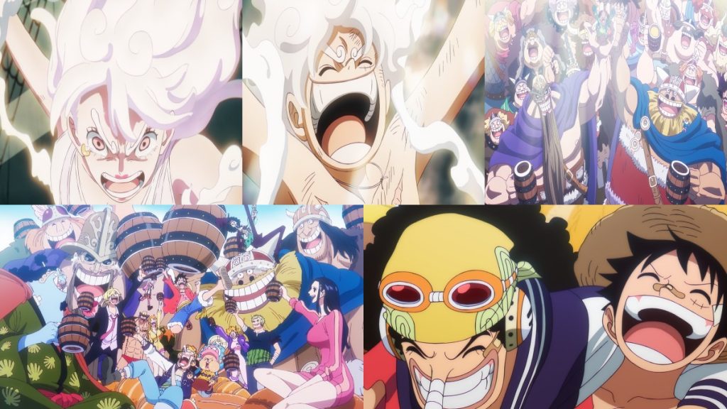 Official One Piece episode montage for Episodes 1152 through 1156 React directory