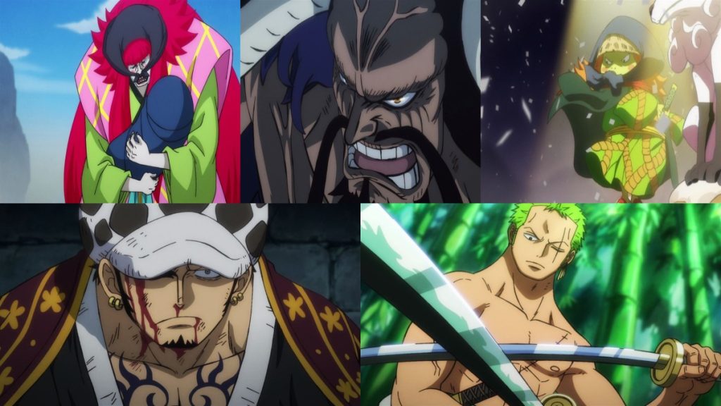 Official One Piece episode montage for Episodes 952 through 956 React directory