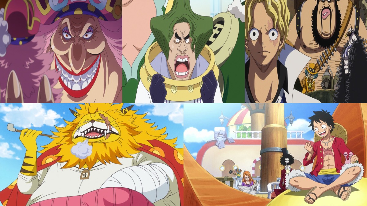 Official One Piece episode montage used for the Episodes 887 through 891 React directory