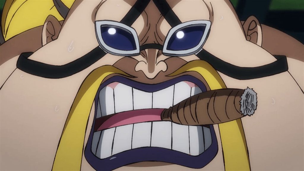 Official One Piece Episode 1001 story scene from Inuarashi, Nekomamushi, the Minks, Jack, Shinobu, Momonosuke, Sanji, King, Queen, Nami, Zeus, Franky, Brook, Robin, Jinbe, Yamato, the Straw Hats, X Drake, Hawkins, Who’s-Who, and Luffy
