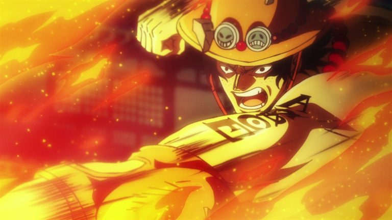 Official One Piece Episode 1013 story scene from Marco, Chopper, X Drake, Zoro, Robin, Brook, Jinbe, Who’s-Who, Ace, Yamato, Momonosuke, Tama, Whitebeard, Izo, Luffy, Kinemon, Law, Kid, Killer, Kaido, Big Mom, Sanji, and Black Maria