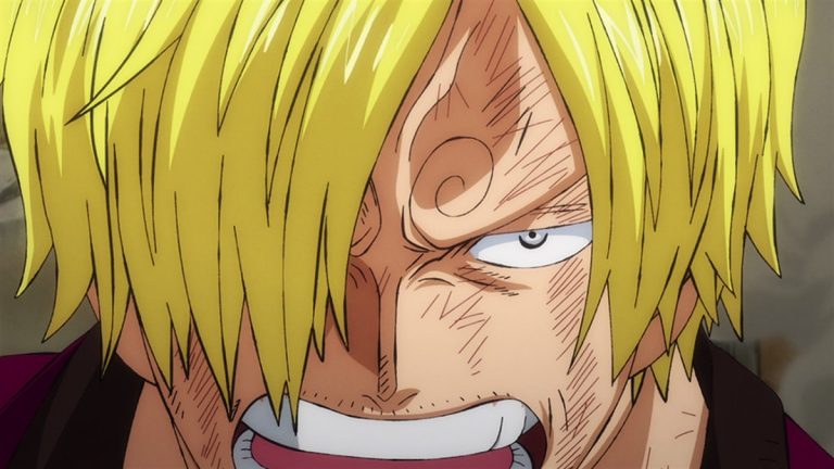 Official One Piece Episode 1039 story scene from Momonosuke, Shinobu, Luffy, Kaido, Law, Kid, Big Mom, Nami, Zeus, Usopp, Tama, Ulti, Bao Huang, Yamato, Gifters, Queen, Sanji, Chopper, Zoro, Who’s-Who, Jinbe, Franky, Sasaki, and the Heart Pirates