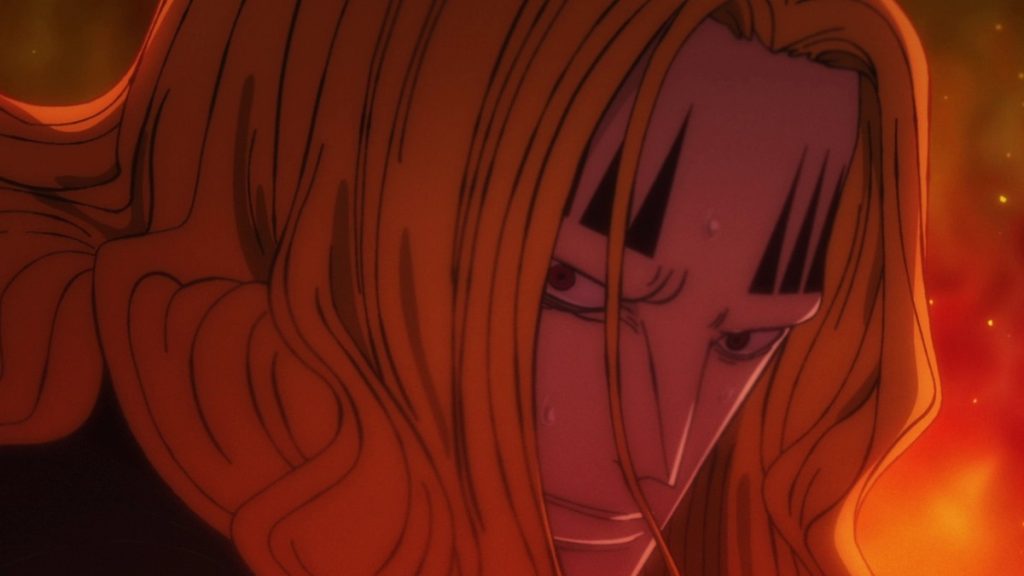 Official One Piece Episode 1054 story scene from Momonosuke, Yamato, Onigashima, Sanji, Queen, Judge, Germa 66, Zoro, King, Robin, CP0, Lucci, Killer, Hawkins, Kid, Big Mom, Apoo, Drake, Nami, Usopp, Kinemon, Kiku, Kanjuro, Orochi, Kazenbo, Law, Hera, Prometheus, and Napoleon