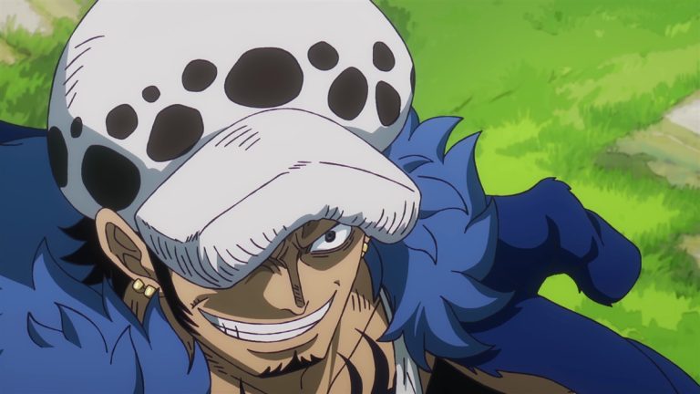 Official One Piece Episode 1093 story scene from Bonney, Kuma, Luffy, Jinbe, Chopper, Lucci, Kaku, Stussy, Law, Blackbeard, Doc Q, Van Augur, Burgess, Stronger, Jean Bart, Shachi, Penguin, Pudding, S-Shark, Nami, Sanji, Robin, Usopp, Franky, Shaka, Lilith, Edison, Pythagoras, Atlas, York, Vegapunk, Dragon, Saul, Clover, Ohara, and Egghead
