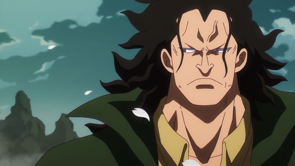 Official One Piece Episode 1097 story scene from Robin, Saul, Clover, Vegapunk, Shaka, Lilith, Pythagoras, Dragon, Kuma, Luffy, Bonney, Lucci, Kaku, Stussy, S-Bear, Atlas, Sentomaru, S-Snake, S-Hawk, S-Shark, Franky, Señor Pink, CP0, Ohara, Elbaf, Mary Geoise, and Egghead