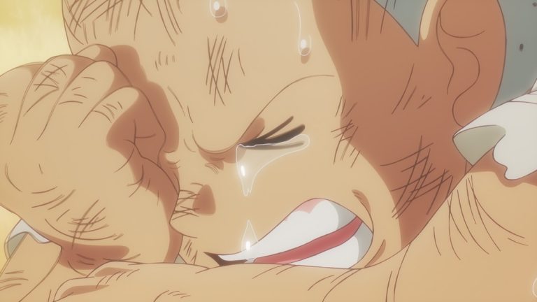 Official One Piece Episode 1106 story scene from Vegapunk, Bonney, Kuma, Stussy, Lucci, Kaku, Zoro, Sanji, Sentomaru, S-Bear, S-Snake, S-Hawk, S-Shark, Edison, Lilith, Weevil, Miss Bakkin, Marco, Kizaru, Saturn, Vivi, Wapol, Morgans, CP0, Egghead, Red Port, and Sphinx
