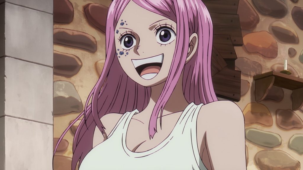 Official One Piece Episode 1133 story scene from Kuma, Ginny, Bonney, Dragon, Ivankov, Gyogyo, Becory, Bulldog, Conney, Vegapunk, Saturn, Kizaru, Sentomaru, Alpha, Luffy, the Straw Hats, the Revolutionary Army, the Seven Warlords, Sorbet Kingdom, East Blue, Thriller Bark, Sabaody, and Egghead