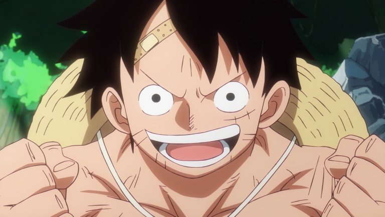 Official One Piece Episode 1135 story scene from Kuma, Ginny, Bonney, Dragon, Ivankov, Gyogyo, Becory, Bulldog, Conney, Vegapunk, Saturn, Kizaru, Sentomaru, Alpha, Luffy, the Straw Hats, the Revolutionary Army, the Seven Warlords, Sorbet Kingdom, East Blue, Thriller Bark, Sabaody, and Egghead
