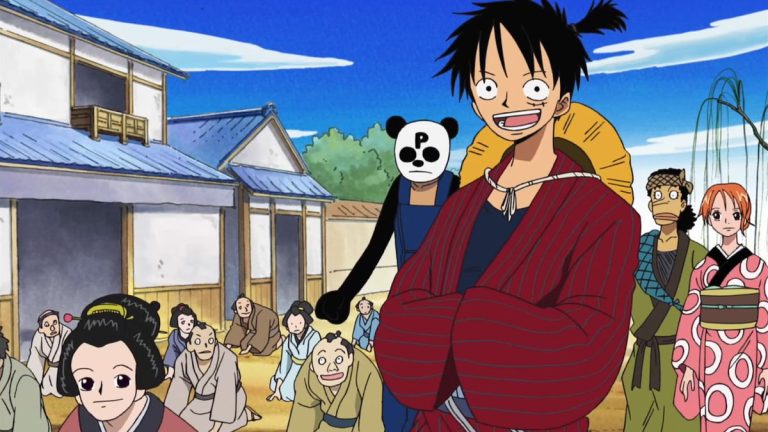 Official One Piece Episode 291 story scene from the Grand Jipang alternate-setting television specials