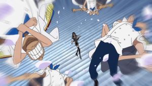 One Piece Episode 308 React: The Crew Defends Robin and the Ship While Waiting for Luffy