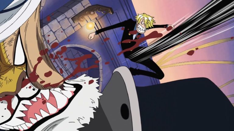 Official One Piece Episode 359 story scene from Oars, the General Zombies, Absalom’s coerced wedding, Moria’s Doppelman, Sanji, Nami, Usopp, and Perona