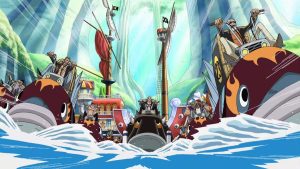 One Piece Episode 394 React: Duval’s Riders Search Sabaody While Shakky Names the Auction System