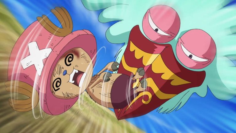 Official One Piece Episode 419 story scene from Luffy’s Ace rescue decision, Hancock’s love sickness, Weatheria, Karakuri Island, Torino Kingdom, Kamabakka Kingdom, Tequila Wolf, Greenstone, and the scattered Straw Hats