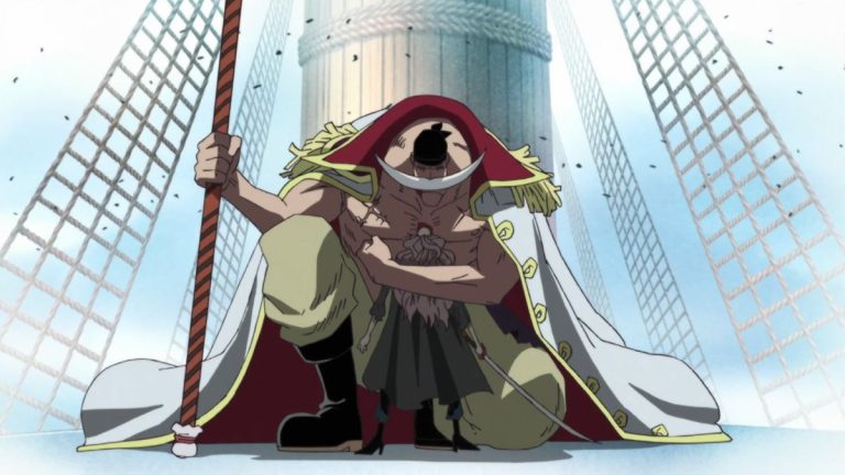 Official One Piece Episode 472 story scene from Marineford, Luffy, Ace, Whitebeard, Squard, Akainu, Sengoku, Sentomaru, the Pacifistas, the Moby Dick, Oars, Crocodile, and Doflamingo