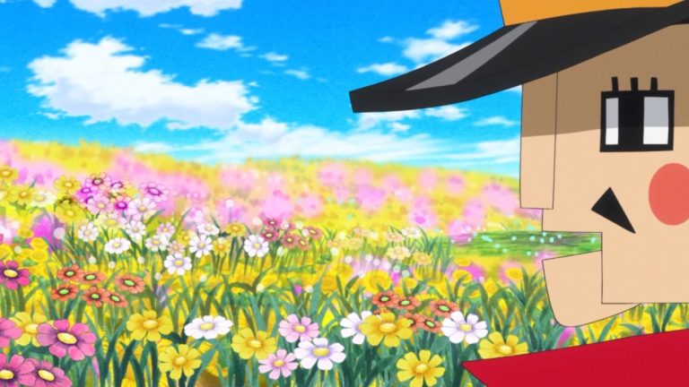 Official One Piece Episode 659 story scene from Rebecca, Rolling Logan, Acilia, Kyros, King Riku, Scarlett, Viola, Doflamingo, the Donquixote Family, Trafalgar Law, Fujitora, Caesar Clown, Momonosuke, and the Thousand Sunny