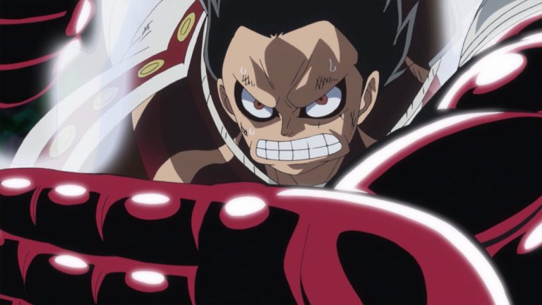 Official One Piece Episode 800 story scene from Luffy, Nami, Pound, Lola, Brûlée, Randolph, Kingbaum, Cracker, Sanji, Reiju, Judge, Ichiji, Niji, Yonji, Cosette, Zeff, Big Mom, Chopper, Carrot, Brook, Pedro, and the Homies