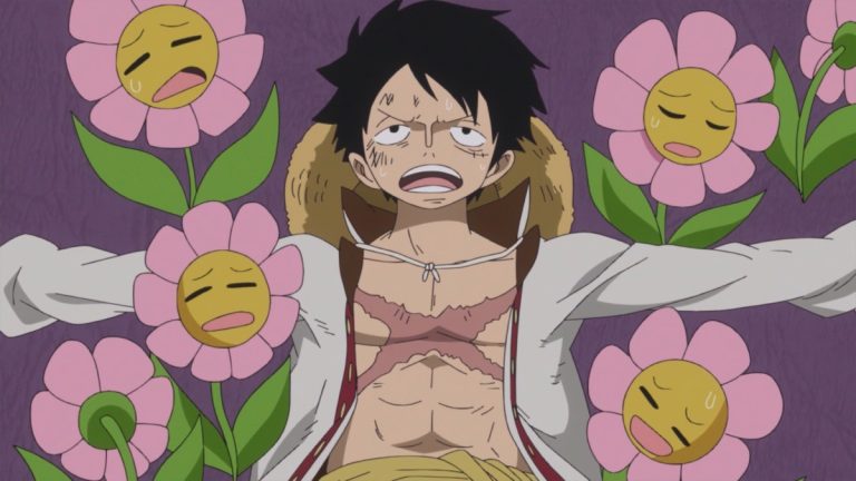 Official One Piece Episode 802 story scene from Sanji, Cosette, Niji, Yonji, Ichiji, Judge, Reiju, Sanji’s mother, Zeff, Luffy, Nami, Chopper, Carrot, Cracker, Kingbaum, Pound, Big Mom, Mont-d’Or, Zeus, Prometheus, Germa clones, and Tankman
