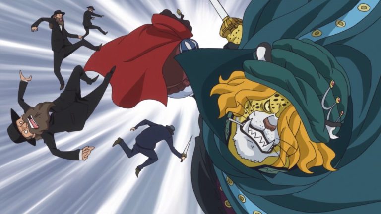 Official One Piece Episode 814 story scene from Luffy, Nami, Big Mom, Brook, Pedro, Smoothie, Tamago, Pudding, Sanji, Chopper, Carrot, Brûlée, Lola, Zepo, Pekoms, Judge, Mont-d’Or, Perospero, Zeus, Prometheus, Napoleon, and the Poneglyphs