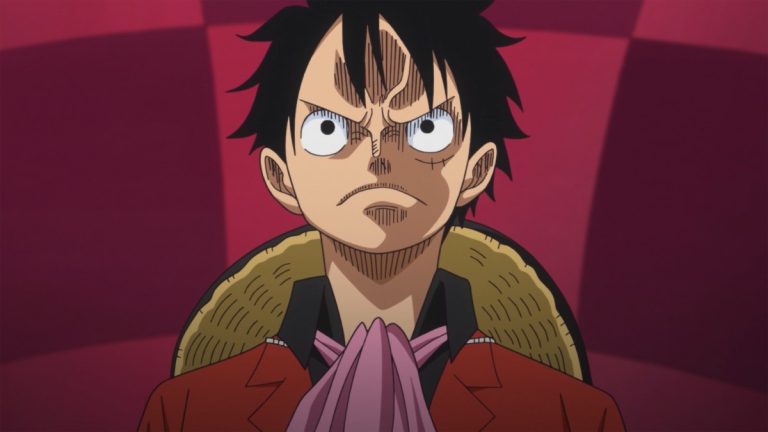 Official One Piece Episode 851 story scene from Sanji, Pudding, Chiffon, Luffy, Chopper, Brook, Pedro, Carrot, Katakuri, Perospero, Nami, Jinbe, Big Mom, Brûlée, Zeus, Bege, Pez, Lola, the Seducing Woods homies, and the Sunny