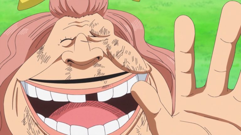 Official One Piece Episode 861 story scene from Luffy, Katakuri, Brûlée, Chiffon, Bege, Pez, Pound, Sanji, Pudding, Praline, Aladine, Oven, Perospero, Amande, Big Mom, Mont-d’Or, Rayleigh, the WCI 31 chefs, Nostra Castello, the Sunny, Mirror World, Nut Island, and Kakao Island