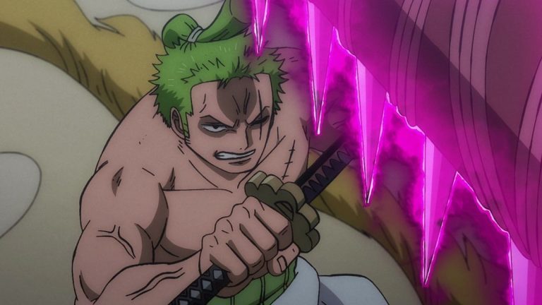 Official One Piece Episode 899 story scene from Luffy, Zoro, Otama, Hitetsu, Otsuru, Okiku, Hawkins, Komachiyo, Batman, Gazelleman, Holdem, Urashima, Mouseman, Bepo, Law, Kaido, and Nidai Kitetsu