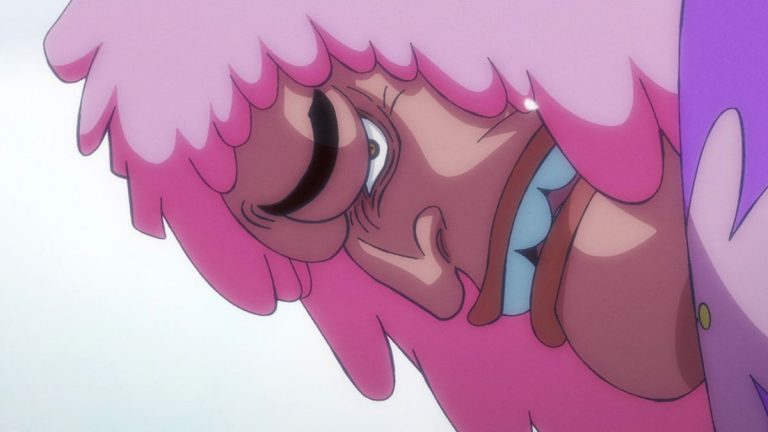 Official One Piece Episode 912 story scene from Luffy, Kaido, Shutenmaru, Jack, Law, Hawkins, Speed, Otama, Kinemon, Otsuru, Okiku, Shinobu, Inuarashi, Kid, and Udon